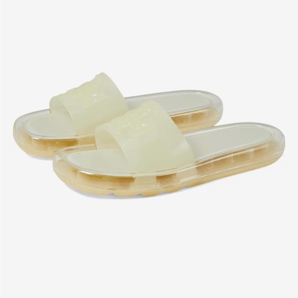 NWT - Tory Burch Ivory Slide Sandals